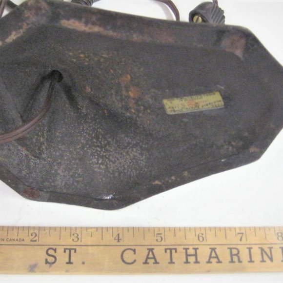 Antique CAST IRON DESK LAMP Table Lamp Journalist Hydro Electric Power Co. - Picture 3 of 12